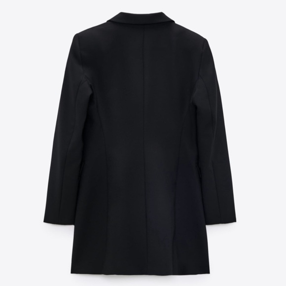ZARA oversized double breasted blazer frock jacket women's - Picture 4 of 13